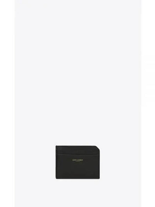 Paris Open Card Wallet Black - SAINT LAURENT - BALAAN 2