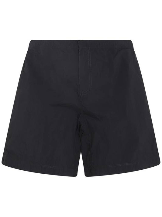 Tactel Stretch Nylon Shorts Black - TEN C - BALAAN 1