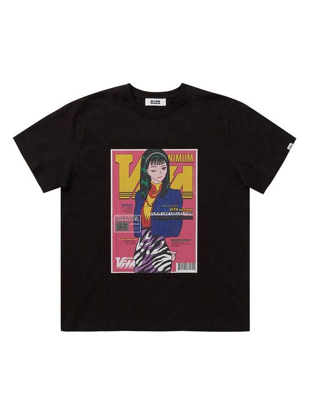 Artist Vita Minimum Short Sleeve T-Shirt Black - ULKIN - BALAAN 2