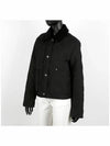 Striped point cropped quilted jacket black - BURBERRY - BALAAN 3