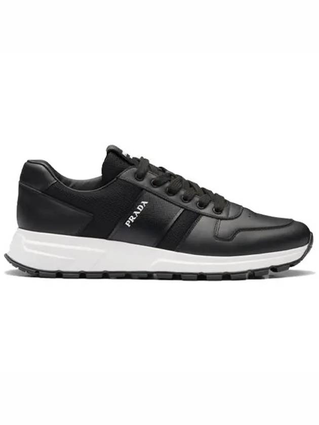 Prax01 Low Top Sneakers Black - PRADA - BALAAN 1