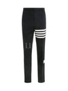 Diagonal Unconstructed Chino Straight Pants Navy - THOM BROWNE - BALAAN 2