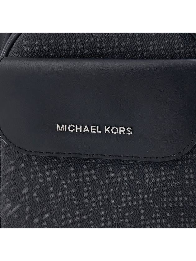 Hudson Logo Cross Bag Black - MICHAEL KORS - BALAAN 7