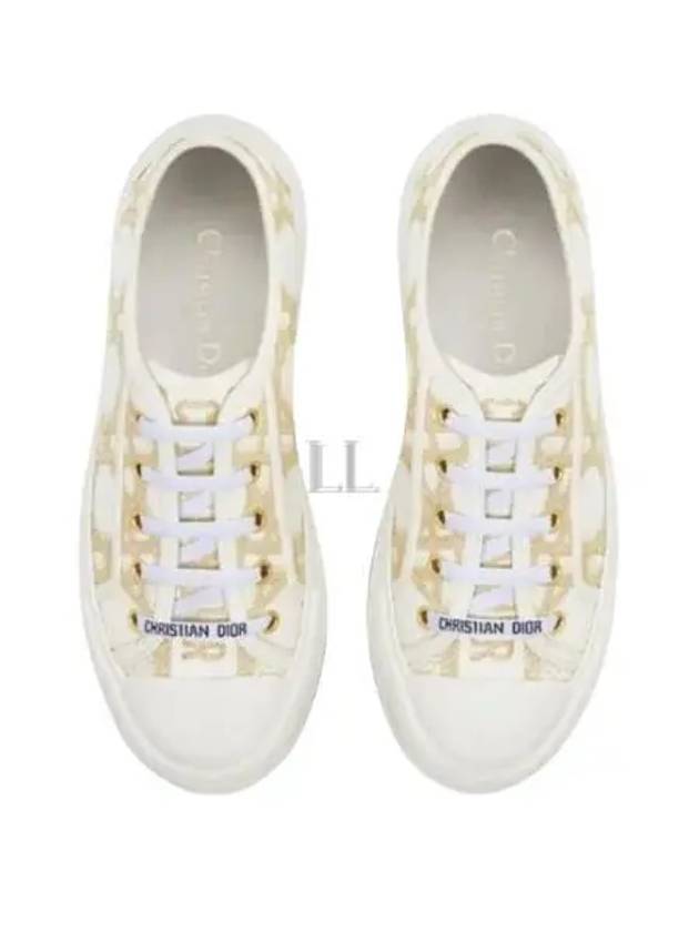 Walk'N'Dior Platform Low Top Sneakers White - DIOR - BALAAN 2