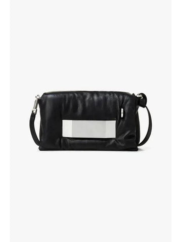 WOMEN Pillow Griffin Leather Padded Bag Black - RICK OWENS - BALAAN 1