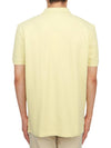 Fox Head Patch Cotton Polo Shirt Yellow - MAISON KITSUNE - BALAAN 4