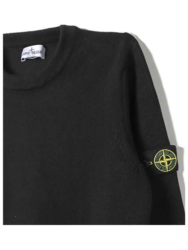 Junior 12 14 Wappen Cotton Sweater Black - STONE ISLAND - BALAAN 2