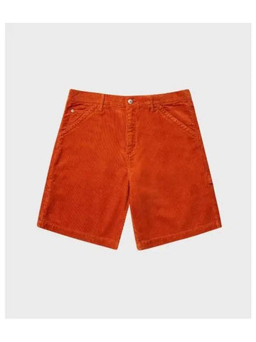 M Corduroy Painter Shorts Orange SHORT - AWAKE NY - BALAAN 1