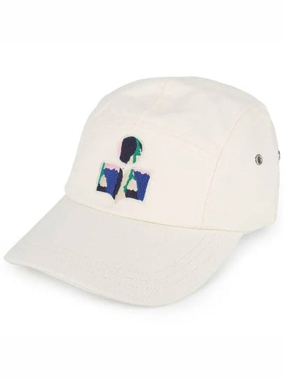 Tyron Embroidered Logo Ball Cap White - ISABEL MARANT - BALAAN 2