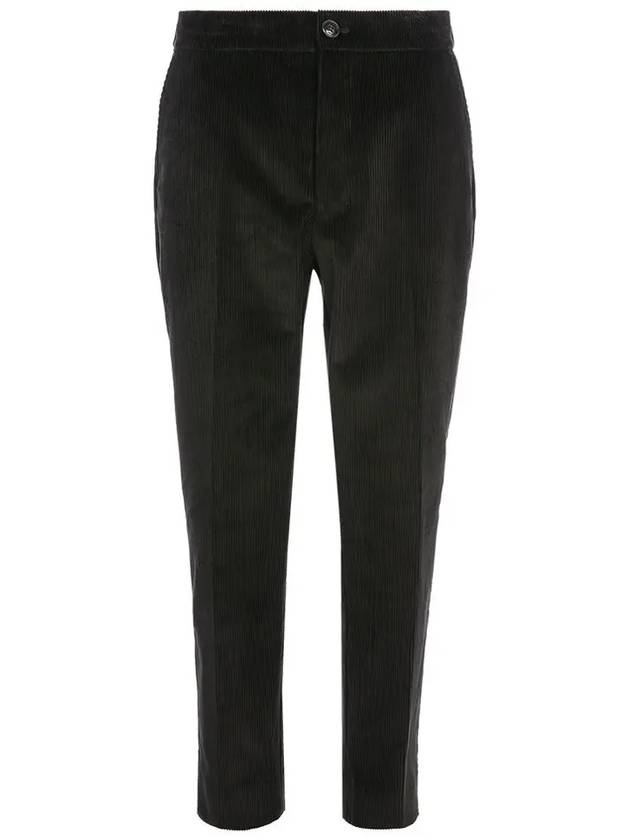 Corduroy Track Pants Black - AMI - BALAAN 3