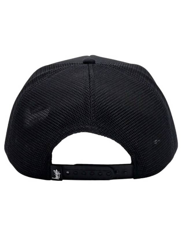 Trucker Big Basic Ball Cap Black - STUSSY - BALAAN 4