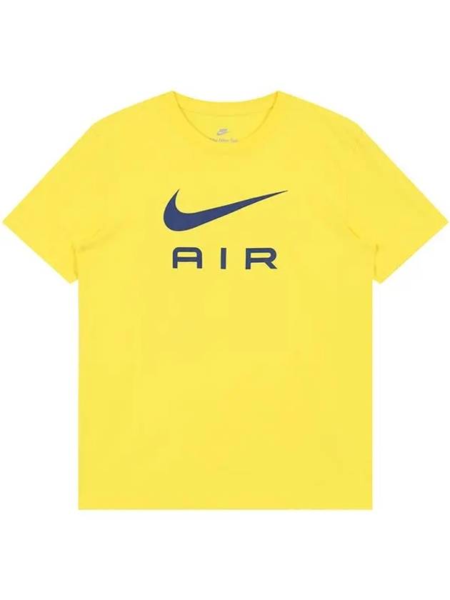 Sportswear Air HBR Short Sleeve T-Shirt Yellow - NIKE - BALAAN 3