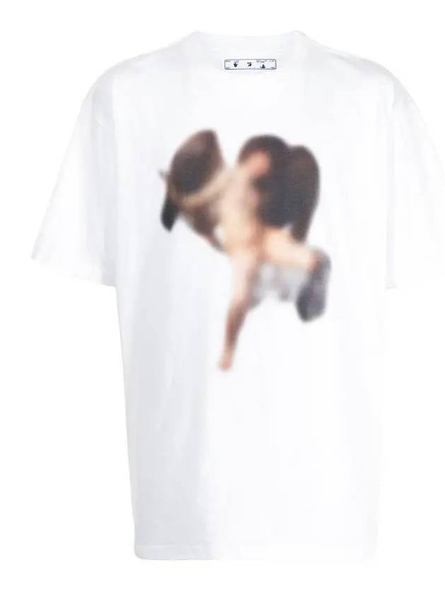 12Th Anniversary Caravaggio Overfit Short Sleeve T-Shirt White - OFF WHITE - BALAAN 3