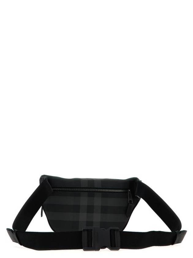 Cason Check Belt Bag Grey - BURBERRY - BALAAN 3