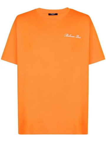 Balmain T-Shirt With Logo Embroidery - BALMAIN - BALAAN 1