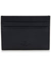 VLTN Logo Print Card Wallet Black - VALENTINO - BALAAN 4