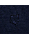 Bold Fox Head Cardigan Navy - MAISON KITSUNE - BALAAN 4