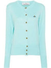 Bea Knit Cardigan Aqua - VIVIENNE WESTWOOD - BALAAN 2