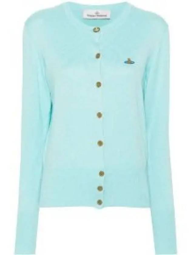 Bea Knit Cardigan Aqua - VIVIENNE WESTWOOD - BALAAN 2