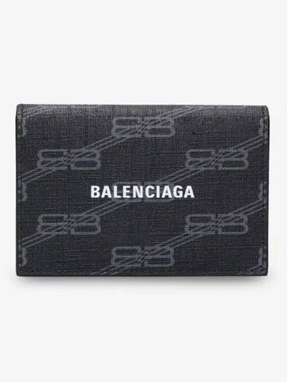 BB Monogram Card Wallet Black - BALENCIAGA - BALAAN 2