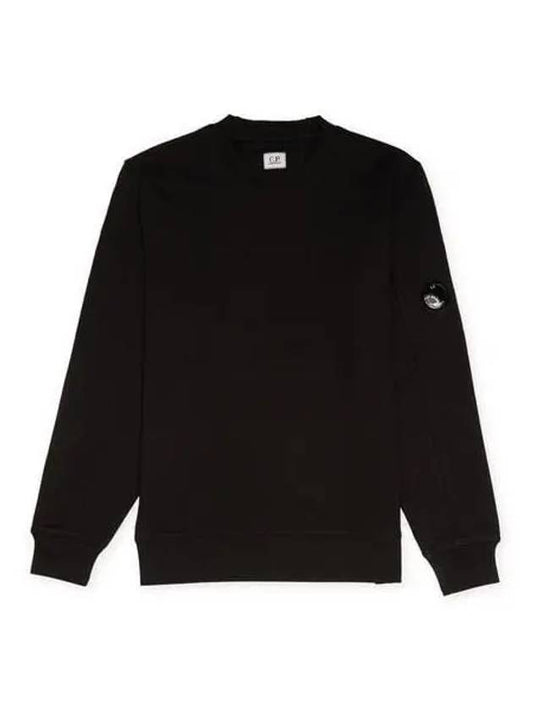 Diagonal Raised Fleece Sweatshirt Black - CP COMPANY - BALAAN 2