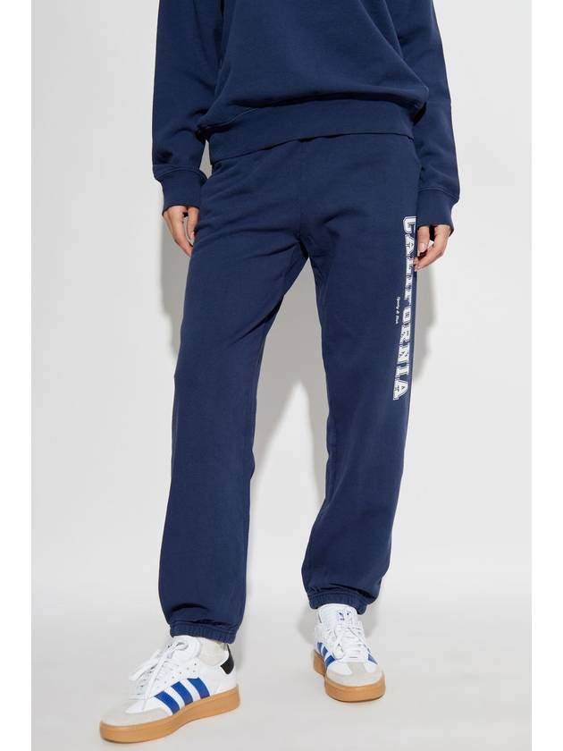 Sporty & Rich Sweatpants From The Wall Street Collection, Unisex, Navy Blue - SPORTY & RICH - BALAAN 3