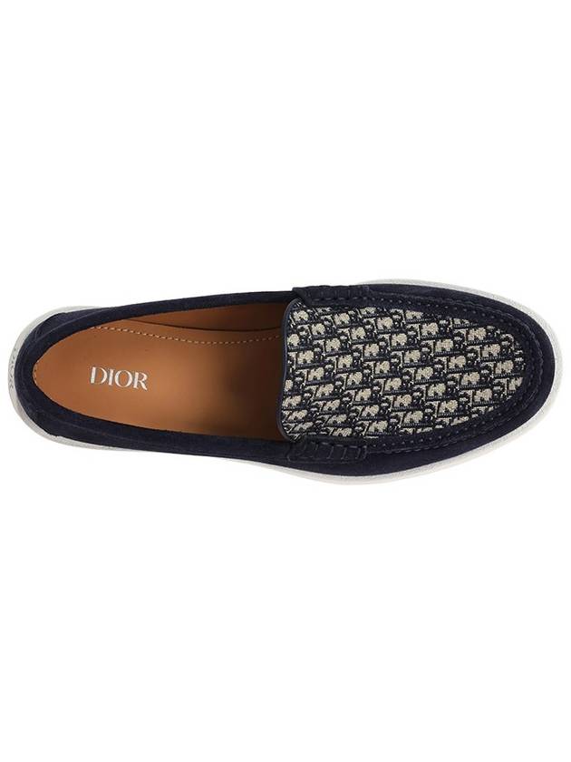 Granville Suede Loafers Blue Beige - DIOR - BALAAN 5