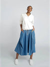 I Tech Flare Wide Pants Indigo Blue - ATHPLATFORM - BALAAN 3