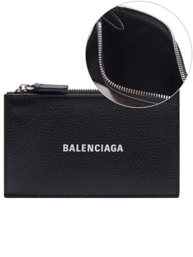 Logo Print Cash Card Wallet Black - BALENCIAGA - BALAAN 2