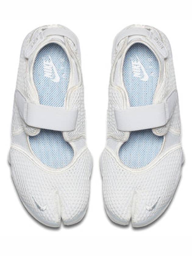 Air Rift Breathe Low Top Sneakers White Pure Platinum - NIKE - BALAAN 5