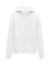 Metropolis Hooded Knit Top White - CP COMPANY - BALAAN 2