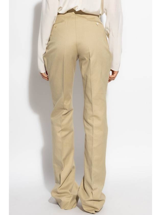 Tom Ford Cotton Trousers, Women's, Beige - TOM FORD - BALAAN 4