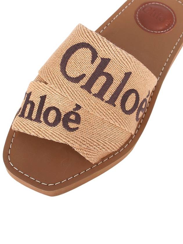 Sandals CHC23U188EF2Y4 AI24 DARK TAN - CHLOE - BALAAN 9