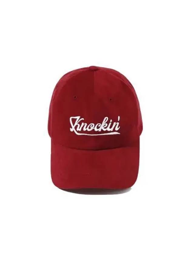 Knocking Logo B Cap Burgundy - OGARP - BALAAN 1