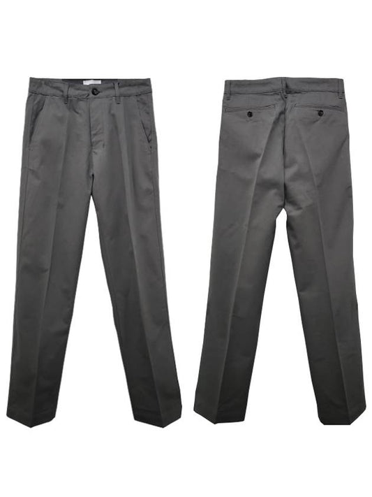 Chino Straight Pants Grey - AMI - BALAAN 2