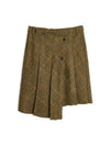 Women s Pleated Rab Wrap Skirt Brown W4224PKC - OUR LEGACY - BALAAN 2