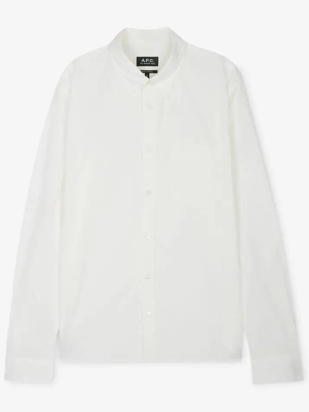 Edouard Long Sleeve Shirt White - A.P.C. - BALAAN 3