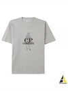 1020 Jersey British Sailor Short Sleeve T-Shirt Grey - CP COMPANY - BALAAN 2