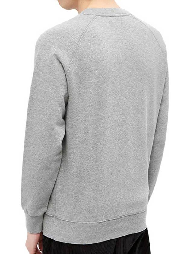 Fox Head Patch Classic Sweatshirt Grey Melange - MAISON KITSUNE - BALAAN 5