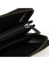 GG Marmont Chevron Matelasse Zipper Around Long Wallet Black - GUCCI - BALAAN 11