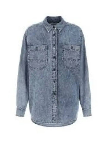 Veraine Shirt Blue CH0004FAA1H38E30BU 1015682 - ISABEL MARANT - BALAAN 1