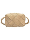 Cassette Intrecciato Small Cross Bag Beige - BOTTEGA VENETA - BALAAN 2