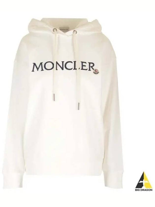 8G00016 89A1K 037 Logo embroidery hoodie - MONCLER - BALAAN 1