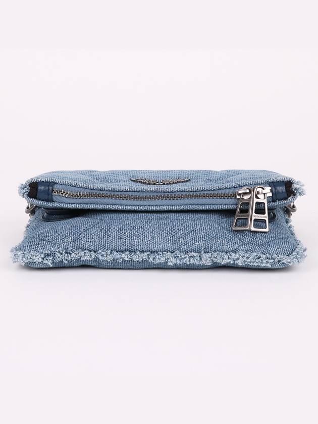 Rock Nano Denim Mini Cross Bag - ZADIG & VOLTAIRE - BALAAN 7