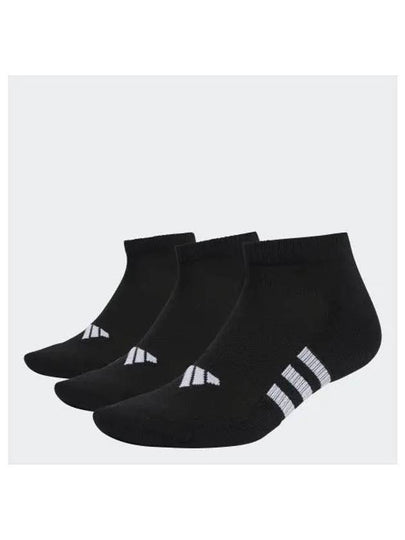 Adidas Performance Cushioned Low Socks 3 Pack Set Black - ADIDAS - BALAAN 2