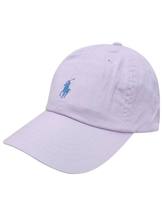 Polo Ralph Lauren Pony Embroidery Logo Baseball Hat Ball Cap Purple 710673213 048 - POLO RALPH LAUREN - BALAAN 1