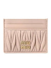 Materasse Nappa Leather Card Wallet Powder Pink - MIU MIU - BALAAN 5