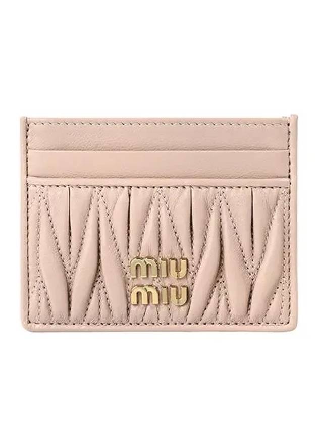 Materasse Nappa Leather Card Wallet Powder Pink - MIU MIU - BALAAN 6