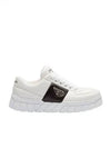 Padded Nappa Leather Low Top Sneakers White - PRADA - BALAAN 2