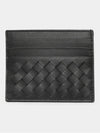 Men's Intrecciato Card Wallet Black - BOTTEGA VENETA - BALAAN 4